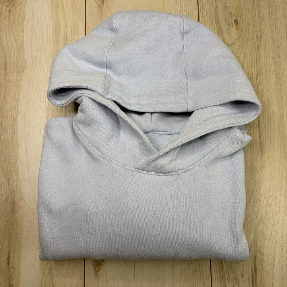 Lululemon Steady State Hoodie Mens Large Oversized Sweater Light Blue Fleece